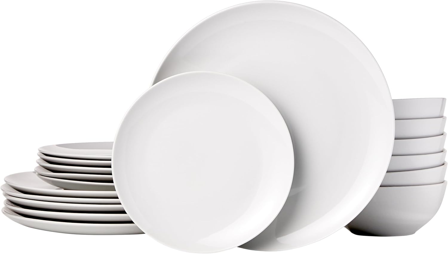 Amazon Basics Vajilla 18 piezas