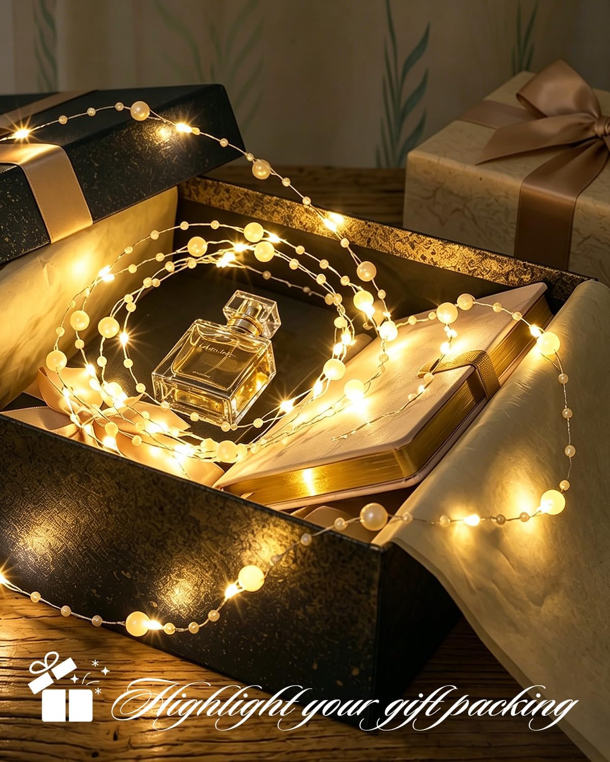 Cadena de Luces Perladas con Temporizador, 5m