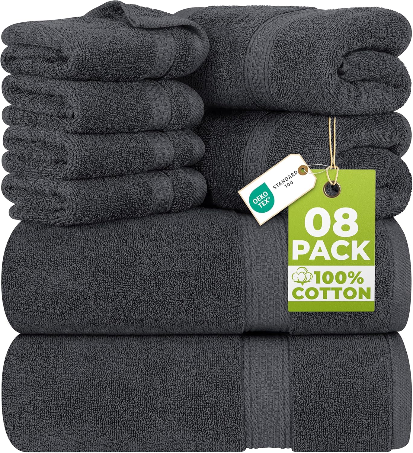 Utopia Towels Juego de Toallas 8 Piezas