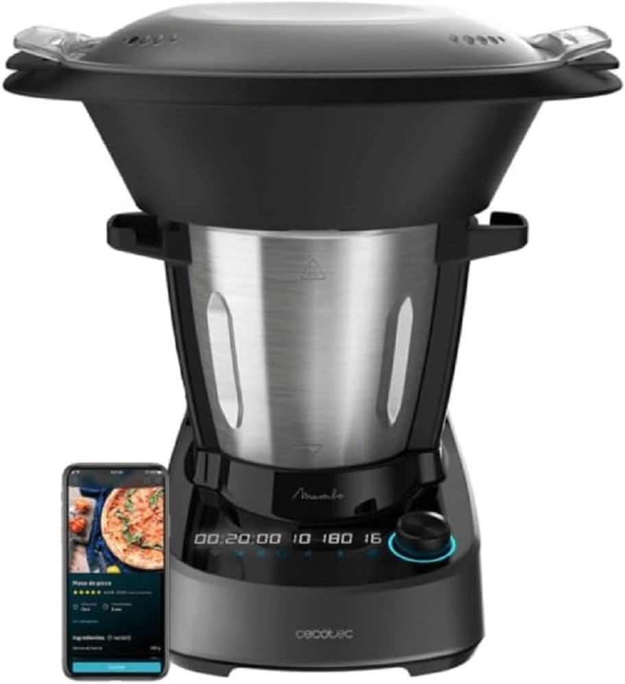 Cecotec Robot de Cocina Mambo 11090, 1600W, 37 Funciones, App