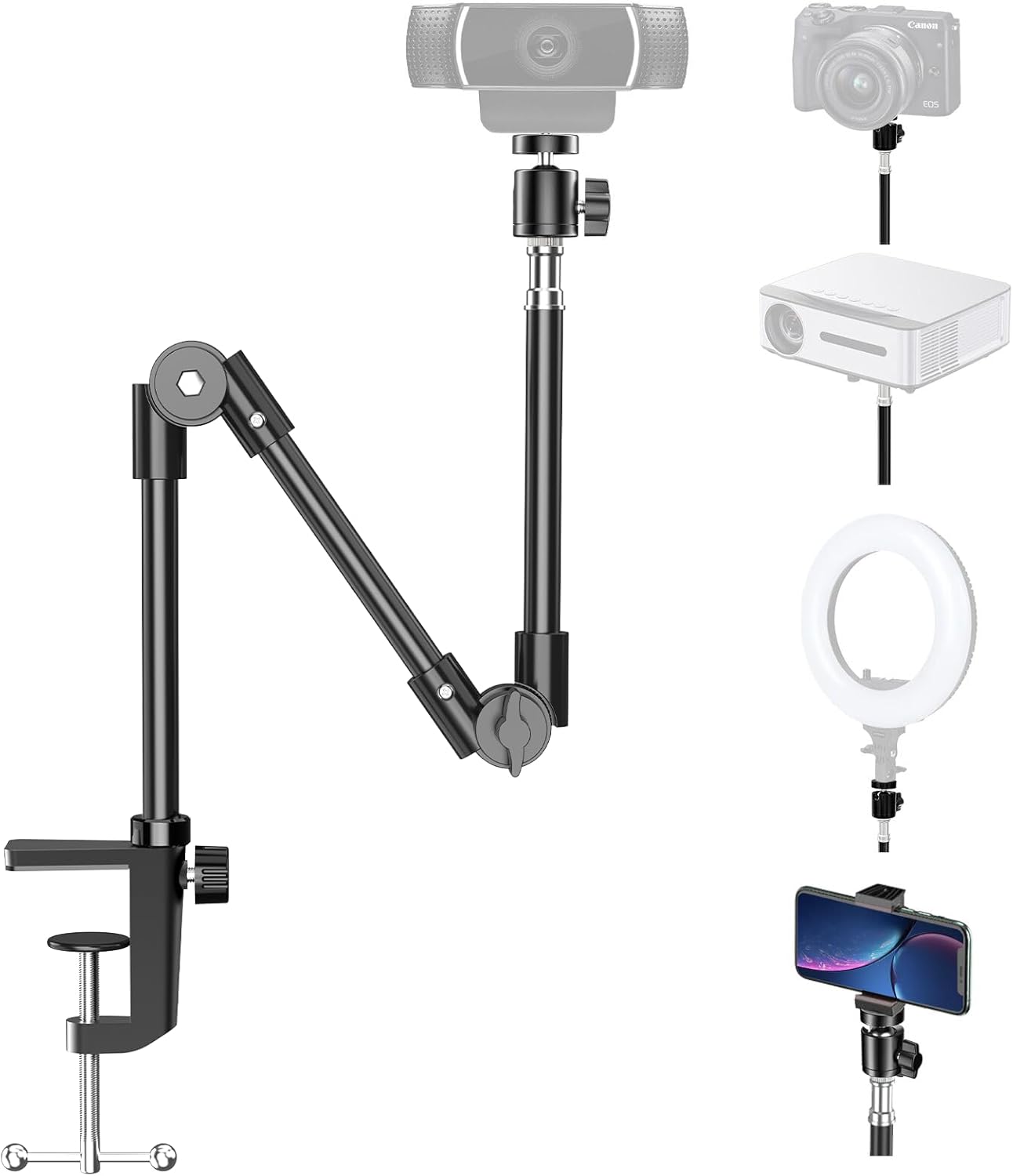 KDD Soporte de Brazo Articulado para Webcam