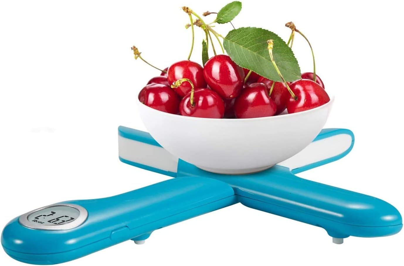 CAMRY Báscula de Cocina Digital Plegable, 5kg, Azul