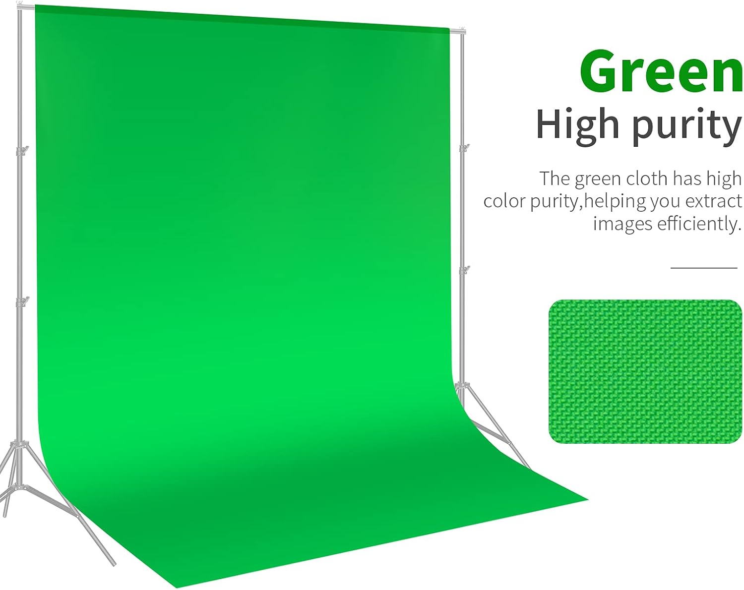 NEEWER Fondo Fotográfico Verde Plegable 1,8x2,8m
