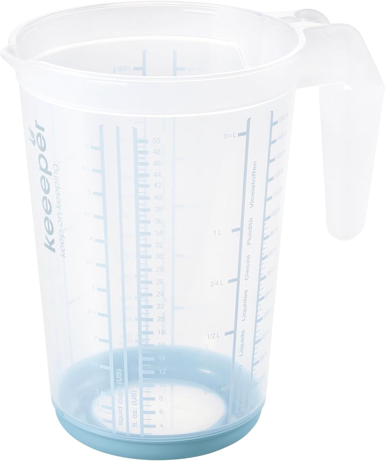 keeeper Jarra Medidora Massimo 1,5L, Azul Nordic