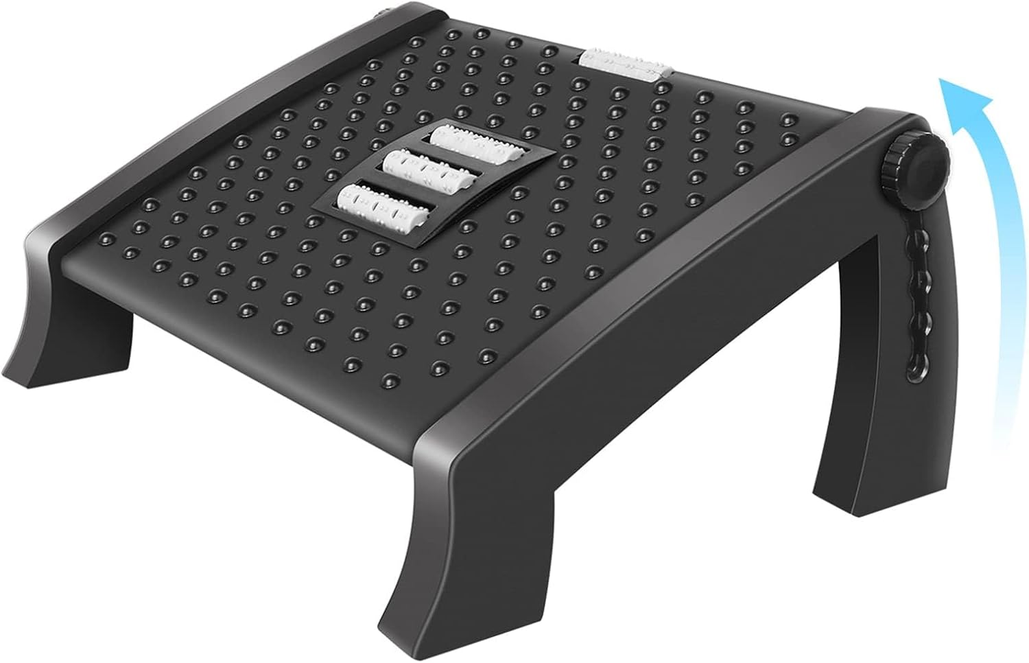 Reposapiés Ergonómico con Masaje, 6 Alturas