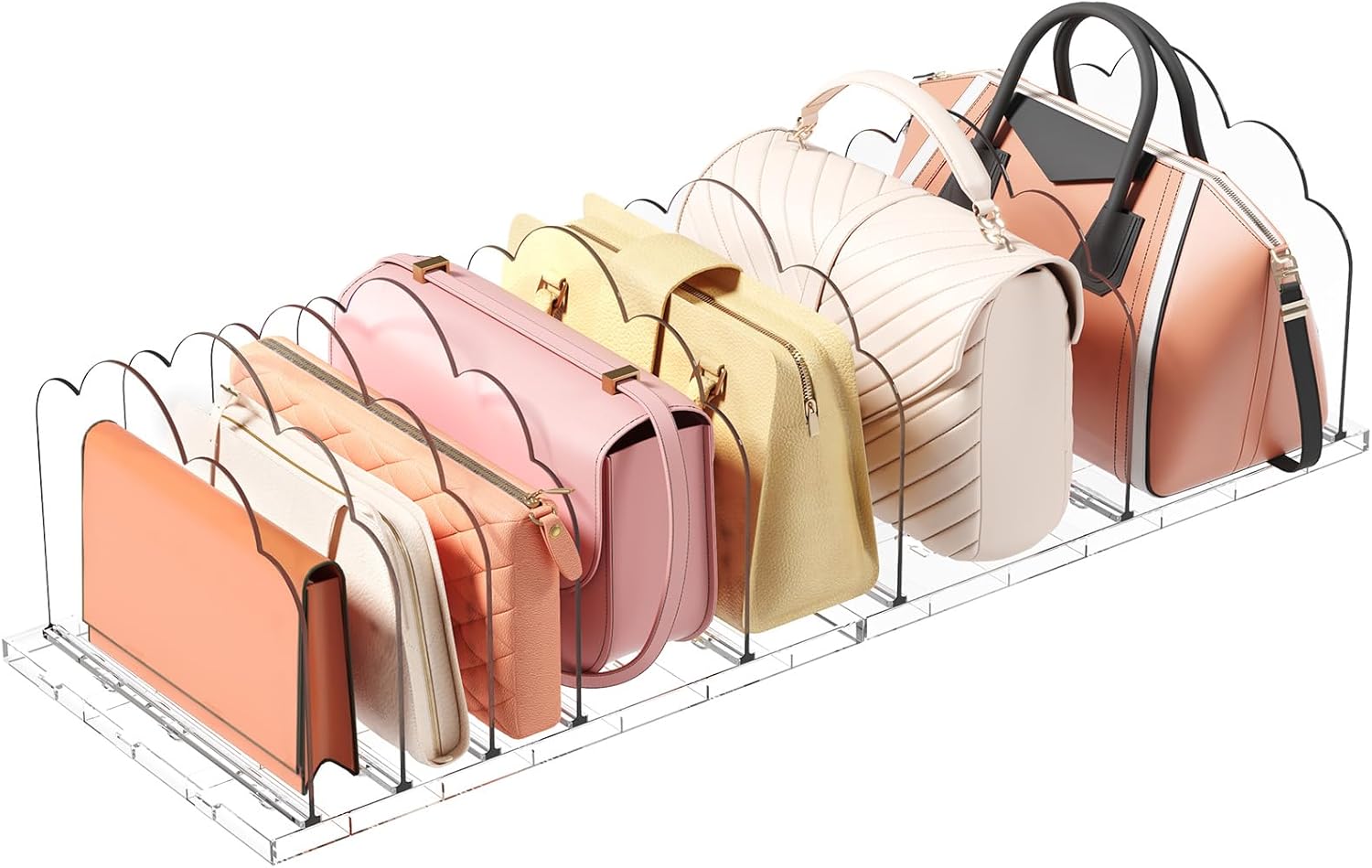 Lifewit Set de 8 Organizadores de Bolsos, Transparente